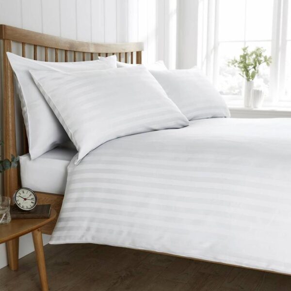 T-250 Sateen Stripe Duvet Cover