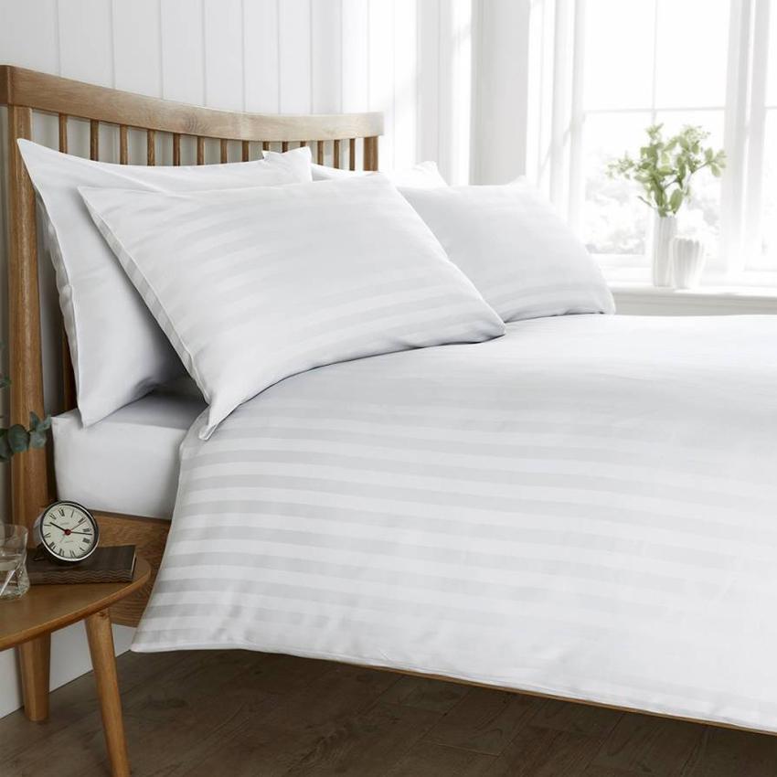 T-250 Sateen Stripe Duvet Cover